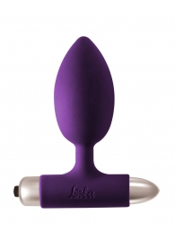 Фиолетовая анальная вибропробка New Edition Perfection - 11,1 см. - Lola Games