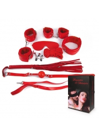 Пикантный красный набор БДСМ - Секс-кукла с вибрирующей вагиной и анусом Jamie Lynn CyberSkin Vibrating Doll with Pussy   Ass - купить с доставкой в Москве