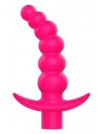 Розовая вибрирующая анальная елочка Sweet Toys - 10,8 см. - Bior toys