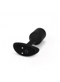 Чёрная пробка для ношения с вибрацией Snug Plug 2 - 11,4 см. - b-Vibe