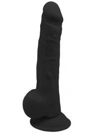 Черный реалистичный фаллоимитатор 9.5INCH BLACK - 21,5 см. - Dream Toys