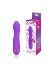 Фиолетовый вибромассажер с 20 режимами вибрации - 13,5 см. - Cosmo