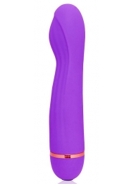 Фиолетовый вибромассажер с 20 режимами вибрации - 13,5 см. - Cosmo