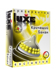 Презерватив LUXE  Exclusive  Кричащий банан  - 1 шт. - Luxe - купить с доставкой в Москве