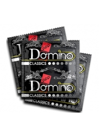 Ароматизированные презервативы Domino  Земляника  - 3 шт. - Domino - купить с доставкой в Москве