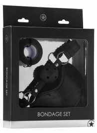 Оригинальный набор Bondage Set: маска, кляп-шарик и скотч - Shots Media BV - купить с доставкой #SOTBIT_REGIONS_UF_V_REGION_NAME#