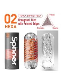 Мастурбатор SPINNER Hexa - Tenga - в Москве купить с доставкой