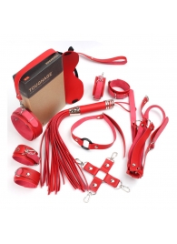 Красный набор БДСМ-девайсов Bandage Kits - Vandersex - купить с доставкой #SOTBIT_REGIONS_UF_V_REGION_NAME#