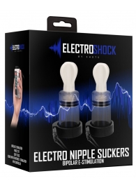 Помпы для сосков с электростимуляцией Electro Nipple Suckers - Shots Media BV - купить с доставкой в Москве