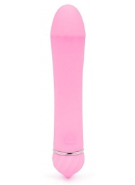 Розовый гладкий вибратор с 11 режимами вибрации - 11,5 см. - A-LOVING