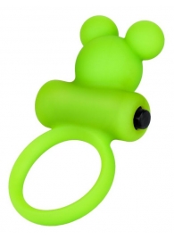 Зеленое виброкольцо на пенис A-Toys - A-toys - в Москве купить с доставкой