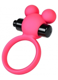 Розовое виброкольцо на пенис A-Toys - A-toys - в Москве купить с доставкой