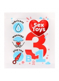 Гель-лубрикант на водной основе Sex Toys - 4 гр. - Биоритм - купить с доставкой в Москве
