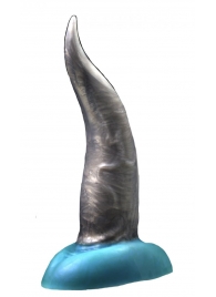 Черно-голубой фаллоимитатор  Дельфин small  - 25 см. - Erasexa - купить с доставкой в Москве