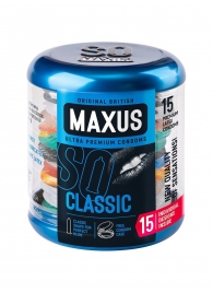 Классические презервативы в металлическом кейсе MAXUS Classic - 15 шт. - Maxus - купить с доставкой в Москве