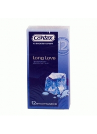 Презервативы с продлевающей смазкой Contex Long Love - 12 шт. - Contex - купить с доставкой в Москве