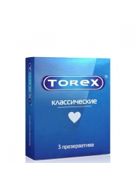 Гладкие презервативы Torex  Классические  - 3 шт. - Torex - купить с доставкой в Москве