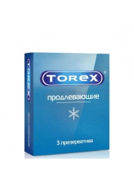 Презервативы Torex  Продлевающие  с пролонгирующим эффектом - 3 шт. - Torex - купить с доставкой в Москве