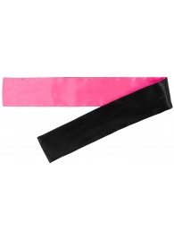 Набор из 5 черно-розовых атласных лент для связывания - Джага-Джага - купить с доставкой в Москве