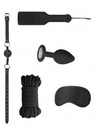 Черный игровой набор Introductory Bondage Kit №5 - Shots Media BV - купить с доставкой #SOTBIT_REGIONS_UF_V_REGION_NAME#