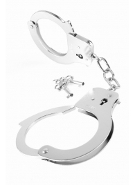 Металлические серебристые наручники Designer Metal Handcuffs - Pipedream - купить с доставкой в Москве