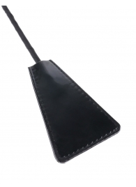 Черный стек Feather Crop с пуховкой на конце - 53,3 см. - Pipedream - купить с доставкой в Москве