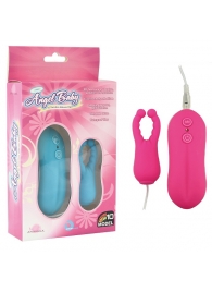 Розовый вибростимулятор с усиками Angel Baby NIpple Cock clips - Howells - #SOTBIT_REGIONS_UF_V_REGION_NAME# купить с доставкой