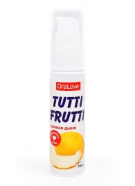 Гель-смазка Tutti-frutti со вкусом сочной дыни - 30 гр. - Биоритм - купить с доставкой в Москве