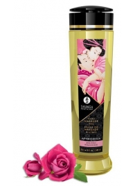 Массажное масло с ароматом розы Aphrodisia - 240 мл. - Shunga - купить с доставкой в Москве