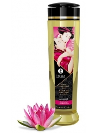 Массажное масло с ароматом цветов лотоса Amour - 240 мл. - Shunga - купить с доставкой в Москве