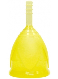 Желтая менструальная чаша размера L - Тюльпан - купить с доставкой в Москве