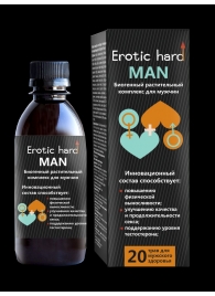 Мужской биогенный концентрат для усиления эрекции Erotic hard Man - 250 мл. - Erotic Hard - купить с доставкой в Москве