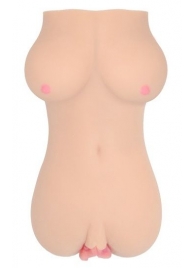Телесный вибромастурбатор-вагина Clara OnaHole с имитацией груди - KOKOS - в Москве купить с доставкой