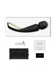 Черный вибромассажёр Lelo Smart Wand 2 Large - 30,4 см. - Lelo