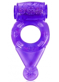 Фиолетовое эрекционное виброкольцо с шипиками - Erowoman-Eroman - в Москве купить с доставкой