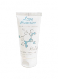 Увлажняющий лубрикант на водной основе Love Protection - 50 мл. - Lola Games - купить с доставкой в Москве