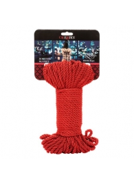 Красная веревка для связывания BDSM Rope - 30 м. - California Exotic Novelties - купить с доставкой #SOTBIT_REGIONS_UF_V_REGION_NAME#