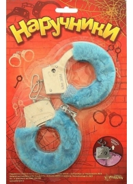 Голубые плюшевые наручники с ключиками - Сима-Ленд - купить с доставкой в Москве