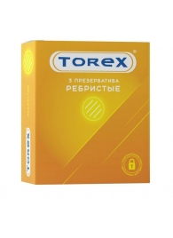 Текстурированные презервативы Torex  Ребристые  - 3 шт. - Torex - купить с доставкой в Москве