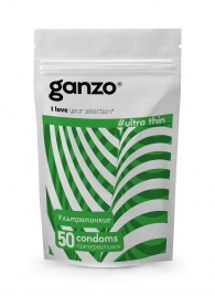 Ультратонкие презервативы Ganzo Ultra thin - 50 шт. - Ganzo - купить с доставкой в Москве