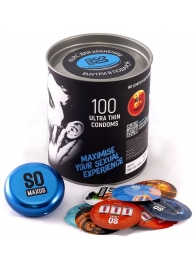 Ультратонкие презервативы в кейсе MAXUS So Much Sex - 100 шт. - Maxus - купить с доставкой в Москве