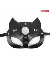 Черная игровая маска с ушками - Notabu - купить с доставкой в Москве