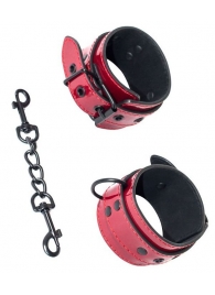 Красно-черные наручники Bizzare - Lola Games - купить с доставкой в Москве