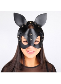 Черная маска с ушками и заклепками - Notabu - купить с доставкой в Москве