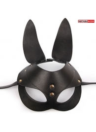Черная маска с удлиненными ушками и заклепками - Bior toys - купить с доставкой в Москве