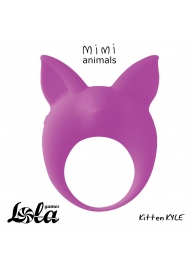 Фиолетовое эрекционное кольцо Kitten Kyle - Lola Games - в Москве купить с доставкой