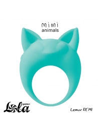 Зеленое эрекционное кольцо Lemur Remi - Lola Games - в Москве купить с доставкой