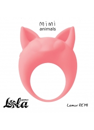Оранжевое эрекционное кольцо Lemur Remi - Lola Games - в Москве купить с доставкой
