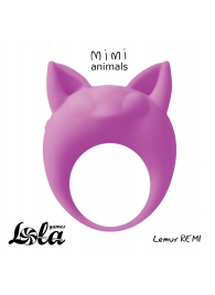 Фиолетовое эрекционное кольцо Lemur Remi - Lola Games - в Москве купить с доставкой