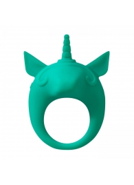 Зеленое эрекционное кольцо Unicorn Alfie - Lola Games - в Москве купить с доставкой